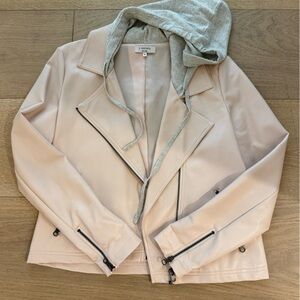 Women's j. society Pink Jacket with Hood